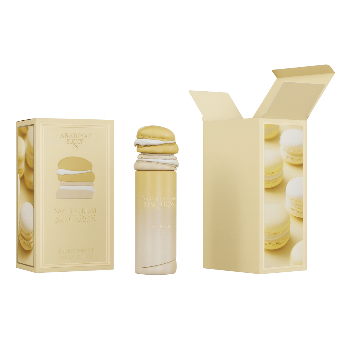 Arabiyat Prestige Vanilla Cream Macaron Parfum - süßer Dessertduft mit Vanille und Gebäcknoten